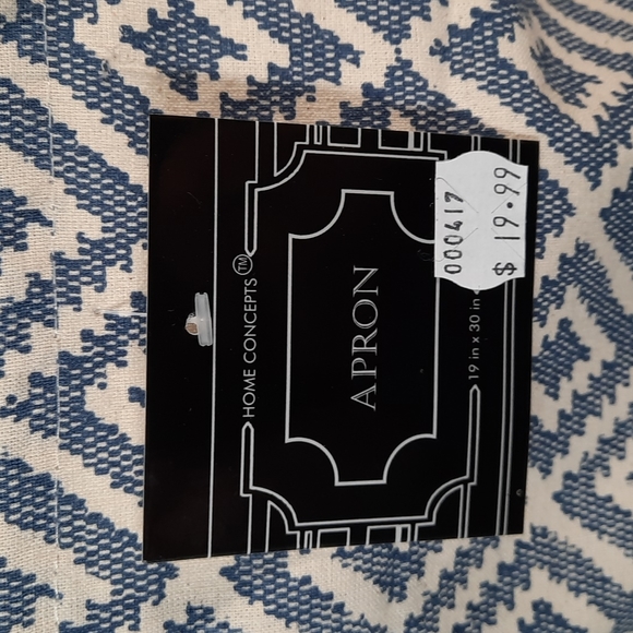 Apron Diamond Pattern Printed Design Cotton Machine Washable Chef Cook Baker - Picture 7 of 9